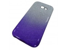                                 Чехол пластиковый Samsung А5 2016 (А510) блестящий серебристо-фиолетовый*