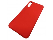                                Чехол силиконовый Samsung A50 Silicone Cover NANO 2mm красный