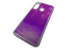                             Чехол пластиковый Samsung A60 песок в воде неоновый с рисунком (07)*