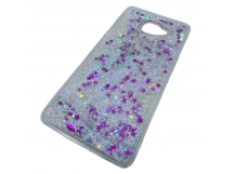                                 Чехол пластиковый "Звезды с блестками" Samsung A7 2016 (А710)*