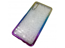                                 Чехол силиконовый Samsung A7 2018 PRISMA с цветным хром контуром*