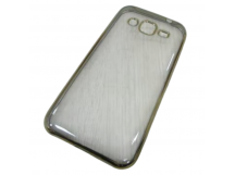                                 Чехол силиконовый с хром.контуром Samsung J210 золотистый