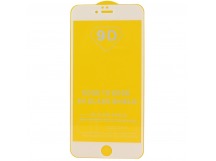 Защитное стекло 9D с полным клеем iPhone 6 Plus белое (тех.упаковка)