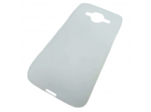                                 Чехол силиконовый матовый Samsung J2 2016 (J210) белый 