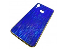                                 Чехол пластиковый Samsung A10s блестящий синий*