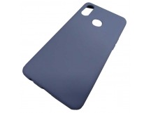                                 Чехол силиконовый Samsung A10s Soft Touch дымчато-серый*