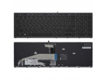 Клавиатура HP ZBook 15 G3 черная с подсветкой