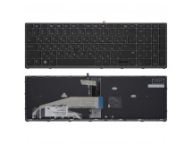 Клавиатура 848311-251 для HP черная с подсветкой