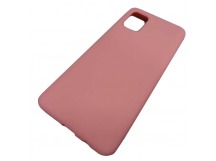                                 Чехол силиконовый Samsung A31 Silicone Cover NANO 2mm розовый 