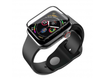 Защитное стекло "Полное покрытие" для Apple Watch 4/Watch 5 (44 мм) Черное