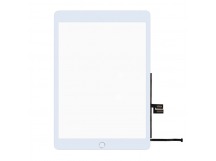 Тачскрин для iPad 7th Gen 10.2 (A2197)  + серебряная кнопка HOME (белый) (HC)
