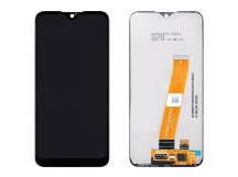 Дисплей для Samsung A015F Galaxy A01 (2020) + тачскрин (черный) ОРИГ100% (широкий коннектор)