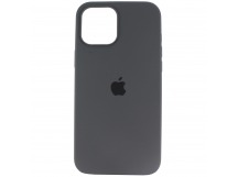Чехол-накладка - Soft Touch для Apple iPhone 12 Pro Max (dark grey)