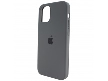 Чехол-накладка - Soft Touch для Apple iPhone 12/iPhone 12 Pro (dark grey)