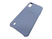                                 Чехол силиконовый Samsung A01 Silicone Case Soft Touch голубой*
