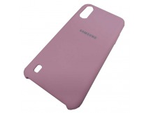                                 Чехол силиконовый Samsung A01 Silicone Case Soft Touch розовый*