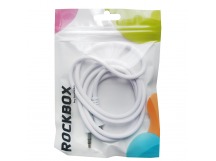 Кабель AUX (папа-папа) - RockBox RC-MM3 (100 см) (white)