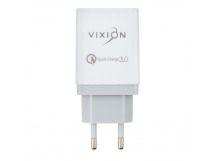 СЗУ VIXION H1 (1-USB) Quick Charger 3.0 (белый)