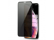 Защитное стекло Антишпион для iPhone Xr/11 Черное