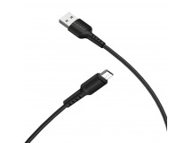 Кабель USB - micro USB BOROFONE BX16 (черный) 1м