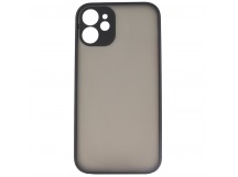 Чехол-накладка - PC041 для Apple iPhone 12 mini (black/black)