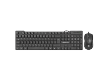 Набор Defender York C-777 RU, клавиатура + мышь, черный,мультимедиа (1/20)