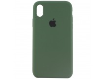 Чехол-накладка - Soft Touch для Apple iPhone XR (dark green)