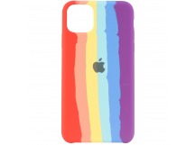 Чехол-накладка - Soft Touch для Apple iPhone 11 Pro Max (rainbow)