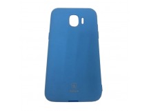Чехол Samsung  J250/J2Pro (2018) Siberia MIX голубой Soft touch