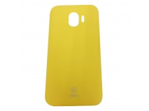 Чехол Samsung  J250/J2Pro (2018) Siberia MIX желтый Soft touch