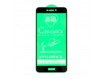 Защитное стекло-плёнка Honor 8 Lite/ Huawei GR3 (2017)/P8 Lite (2017) Черное