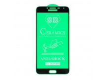 Защитное стекло-плёнка Samsung J4 (2018) Черная