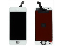 Дисплей iPhone 5S/SE + тачскрин белый с рамкой (LCD Копия - AAA )