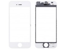Стекло iPhone 6S Plus + рамка + OCA белое Оригинал