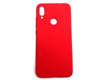 Чехол Xiaomi Redmi Note 7/Note 7 Pro/Note 7S (2019) Силикон Матовый Красный