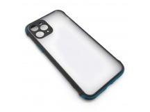 Чехол iPhone 11 Pro (New Model Full) Противоударный Матовый (Темно-Зеленый)