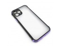 Чехол iPhone 11 Pro (New Model Full) Противоударный Матовый (Фиолетовый)