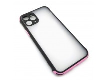 Чехол iPhone 11 Pro Max (New Model Full) Противоударный Матовый (Розовый)