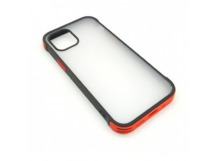 Чехол iPhone 12 Mini (New Model Full) Противоударный Матовый (Красный)