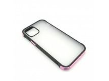 Чехол iPhone 12 Mini (New Model Full) Противоударный Матовый (Розовый)