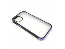 Чехол iPhone 12 Mini (New Model Full) Противоударный Матовый (Фиолетовый)