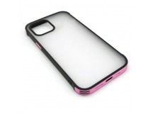 Чехол iPhone 12 Pro Max (New Model Full) Противоударный Матовый (Розовый)