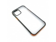Чехол iPhone 12/12 Pro (New Model Full) Противоударный Матовый (Оранжевый)