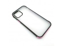 Чехол iPhone 12/12 Pro (New Model Full) Противоударный Матовый (Розовый)