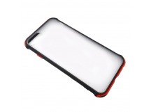 Чехол iPhone 6/7/8/SE (2020) (New Model Full) Противоударный Матовый (Красный)