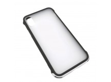 Чехол iPhone X/XS (New Model Full) Противоударный Матовый (Белый)