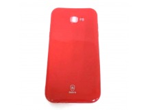 Чехол Samsung  A7 (2017) Siberia MIX красный