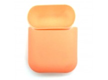 Чехол AirPods 1/2 силикон №10 в упаковке Оранжевый