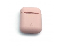Чехол AirPods 1/2 силикон №12 в упаковке Розовый песок