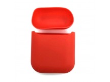 Чехол AirPods 1/2 силикон №14 в упаковке Красный